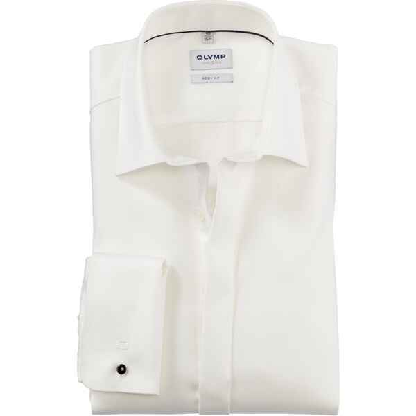 Pánska smotanová košeľa s manžetou Soirée OLYMP body fit 48046968
