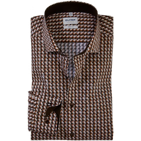 Pánska košeľa OLYMP body fit predĺžený rukáv 48046941
