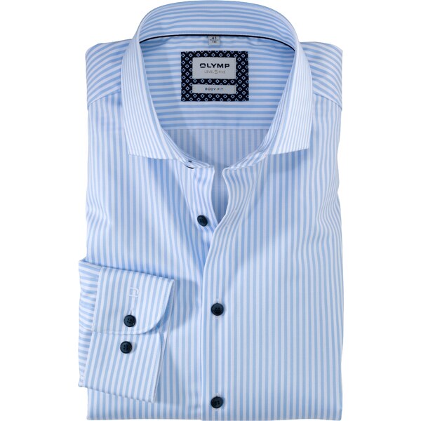 Pánska košeľa OLYMP body fit predĺžený rukáv 48046943
