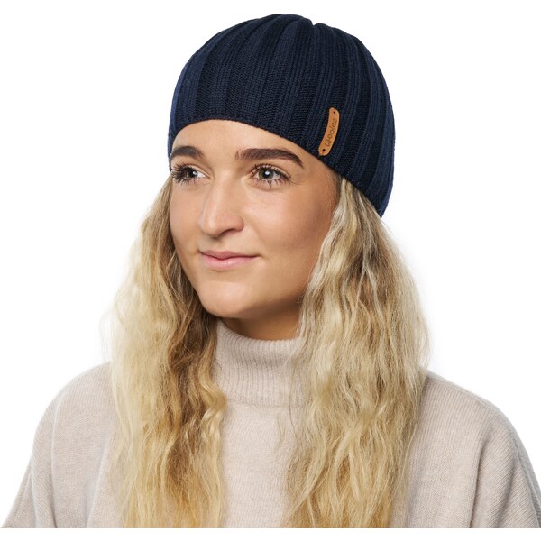 Vlnka Vlnená čiapka Woolee V34 tmavo modrá 50220568