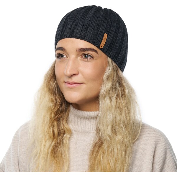 Vlnka Vlnená čiapka Woolee V34 tmavo sivá 50220569