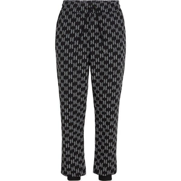 Karl Lagerfeld Nohavice čierna / biela 54633005