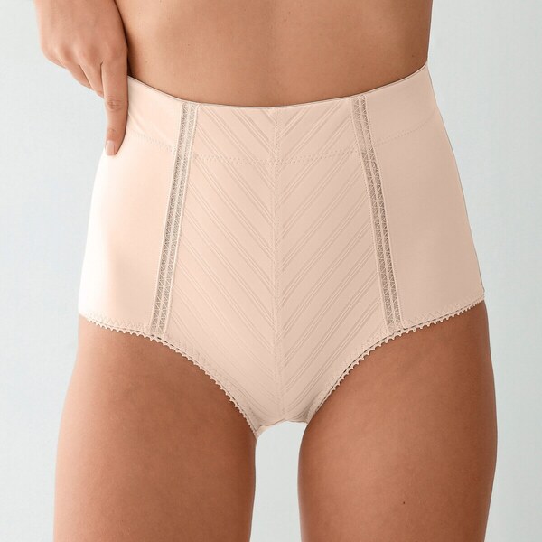 Zoštíhľovacie nohavičky s vysokým pásom telová 036 Blancheporte 48072984