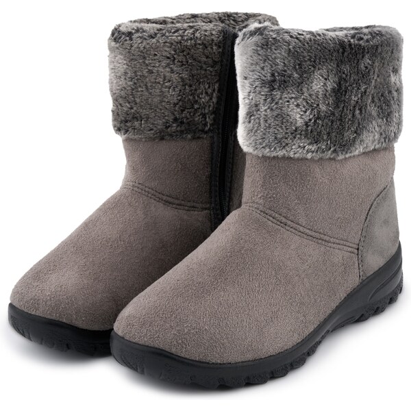 Vlnka Dámske členkové zimné čižmy s ovčou vlnou Anita sivá veľkosti 50220584