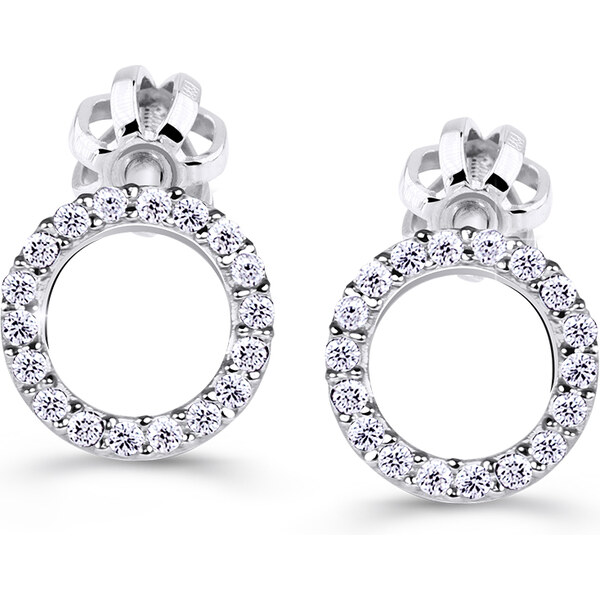 Cutie Jewellery Úžasné náušnice z bieleho zlata Z60240-30-10-X-2 66578691