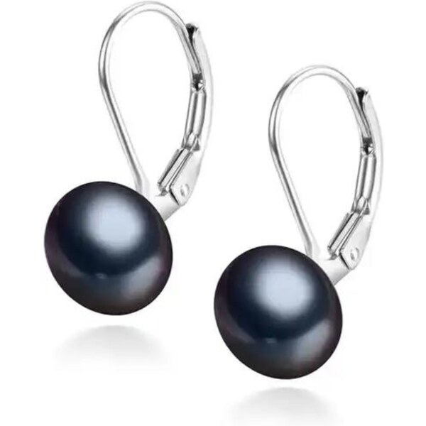 Olivie Strieborné náušnice 9mm PERLA AAA 8239 48119787