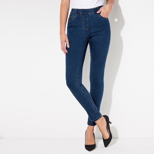 Úzke džegíny, nižšia postava denim 036 Blancheporte 48126345