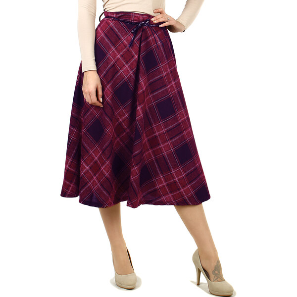 Glara Dlhá úpletová sukňa 48137134