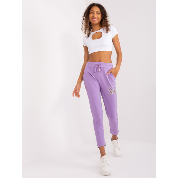 RELEVANCE Sweatpants-RV-DR-8835.10-purple 64667472