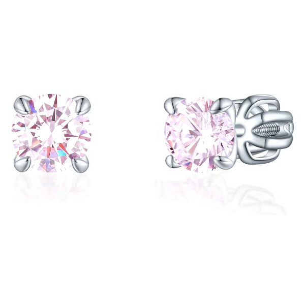 Olivie Strieborné 5mm náušnice PIPPI PINK 7954 46929350