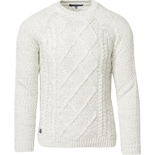 KOROSHI Sveter šedobiela 54266026