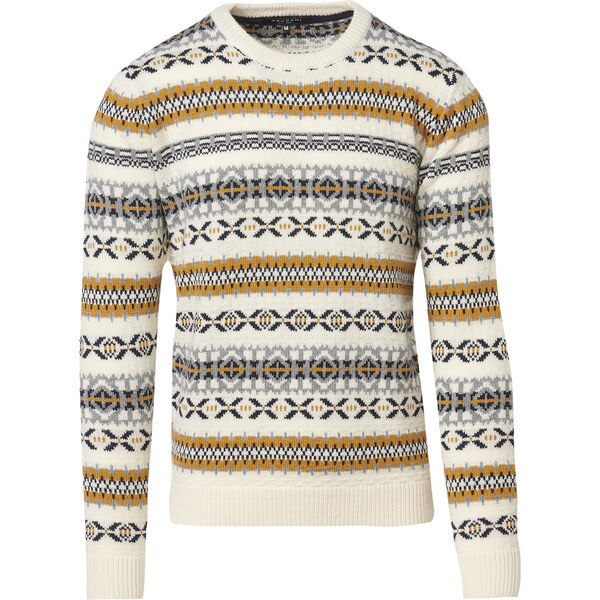 KOROSHI Sveter Punto farba ťavej srsti / svetlosivá / čierna / biela 54267270