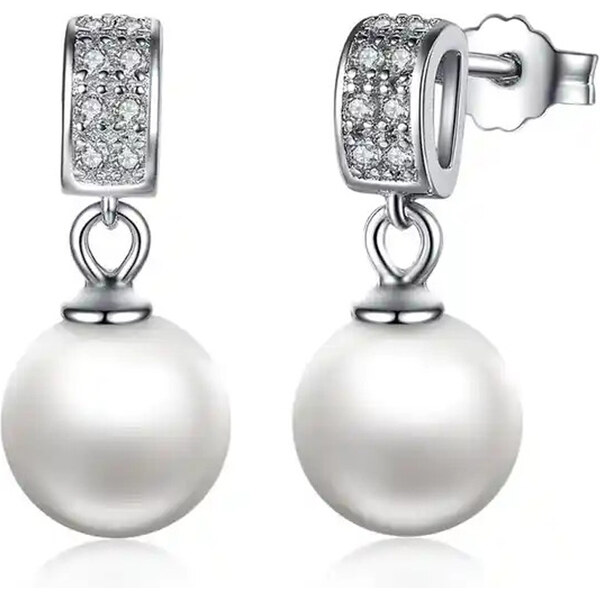 Dámske strieborné náušnice MAIRA 48176036