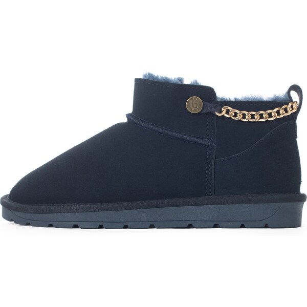 Gooce Nízke čižmy Milady námornícka modrá / zlatá 54265371