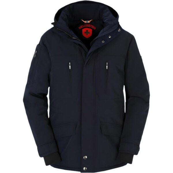 WELLENSTEYN Golfjacke-Winter pánska modrá funkčná bunda 48182051