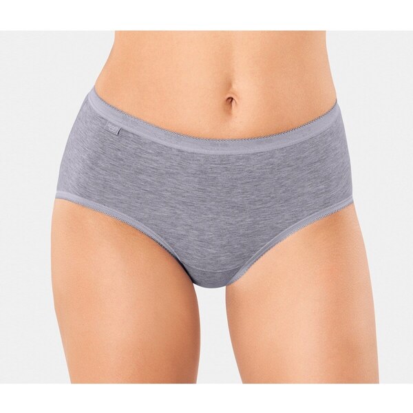 Midi nohavičiky Sloggi Basic+, súprava 3+1 zdarma sivý melír 038 49355527