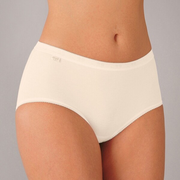 Midi nohavičiky Sloggi Basic+, súprava 3+1 zdarma telová 038 49355623