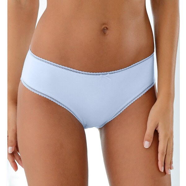 Midi bavlnené nohavičky s kvietkovaným motívom, súprava 4 ks modrá 49355704