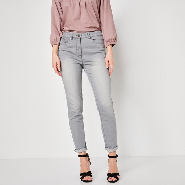 7/8 úzke džínsy sivá 042 Blancheporte 48957830