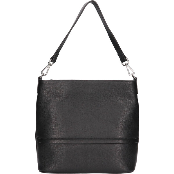 Dámska kožená kabelka cez rameno Katana Kaliste - čierna 48199499