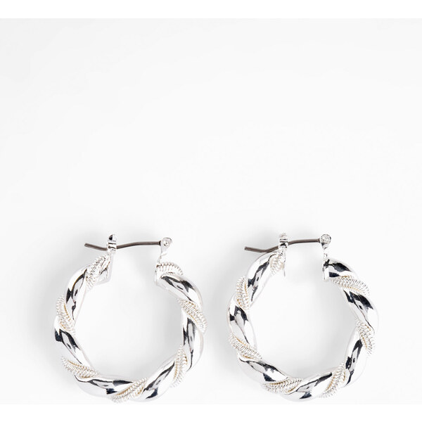 bonprix Náušnice kruhy, farba strieborná 44734453