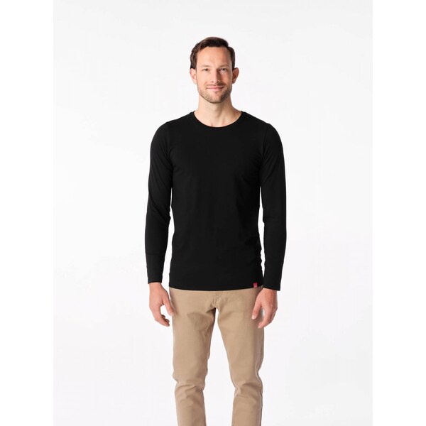 Pánske funkčné čierne tričko CITYZEN 48202372