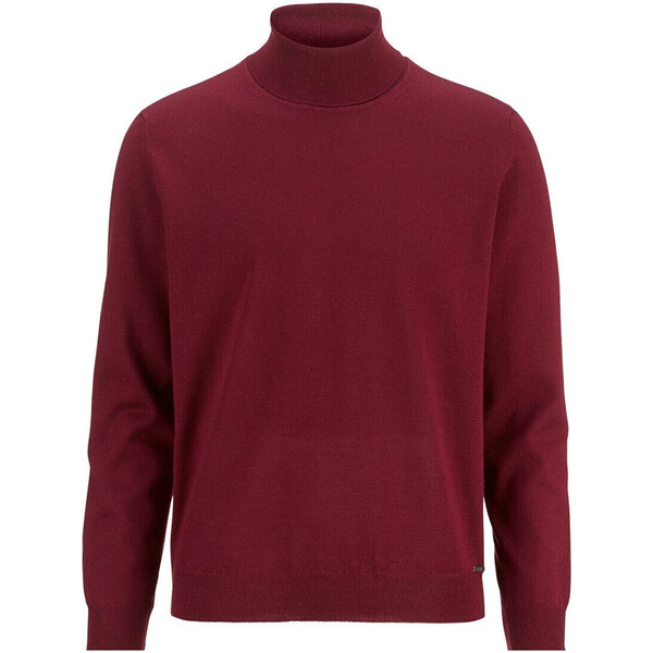 Pánsky bordový merino rolák MARVELIS 48202382