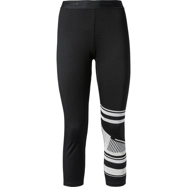 Vaude termo spodky Monviso Wool 3/4, dámske, black 48217555