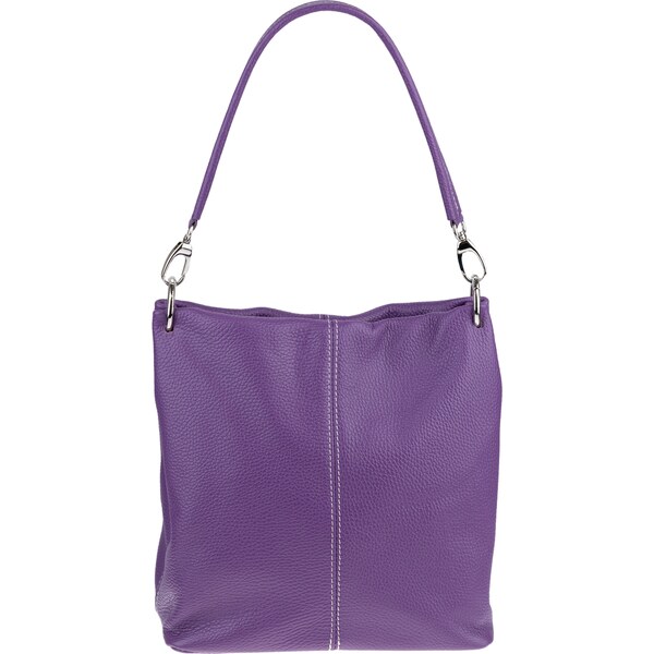 Fialová kožená talianska kabelka Fiora Viola NovaKabelka.sk 48231323