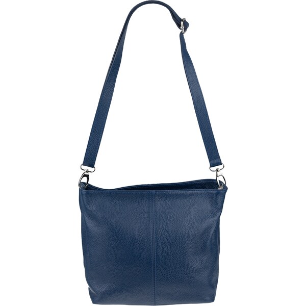 Modrá kožená talianska crossbody kabelka Prisca Blu NovaKabelka.sk 65801927