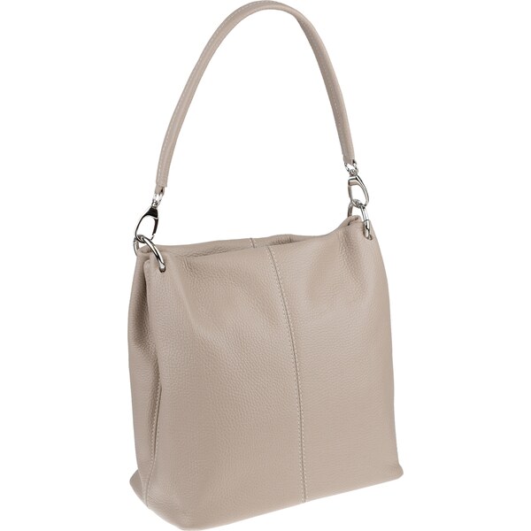 Béžová kožená talianska kabelka Fiora Cappuccino NovaKabelka.sk 48231324