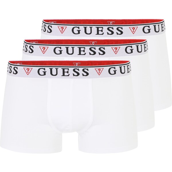 GUESS Boxerky BRIAN červená / čierna / biela 61811245