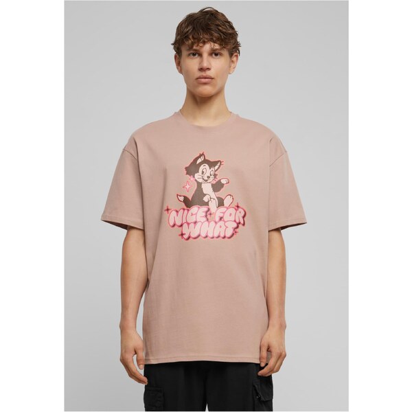 Mister Tee Mens T-shirt Nice for what Heavy Oversize Tee - pink 50661467