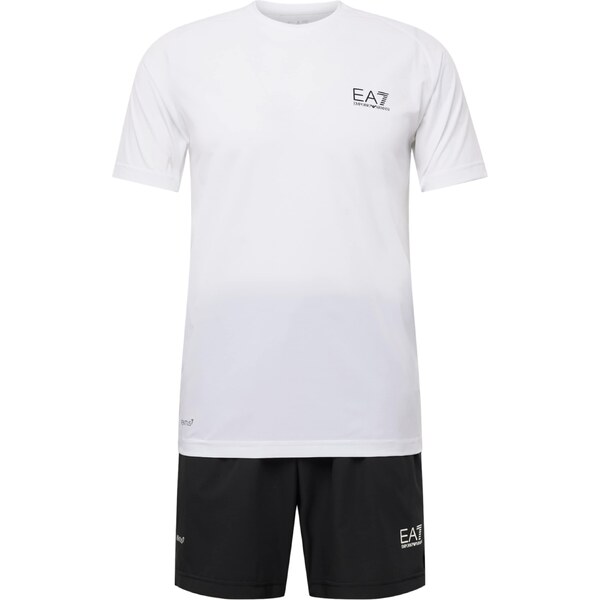 EA7 Emporio Armani Tréningový komplet čierna / biela 66222109