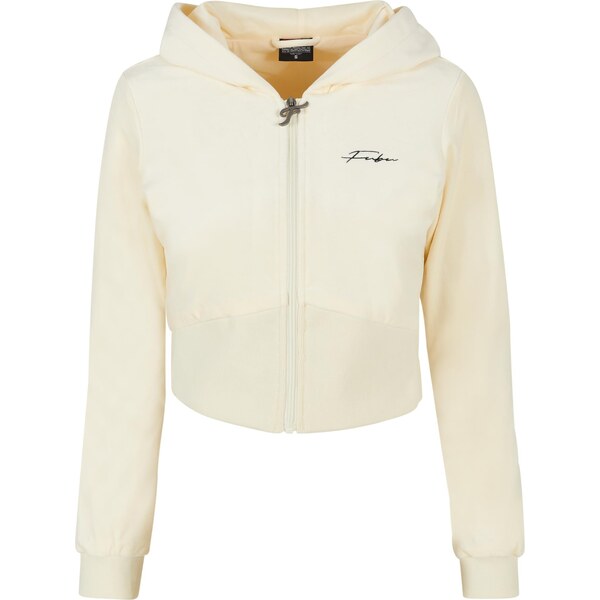 FUBU Tepláková bunda pastelovo žltá 65868194