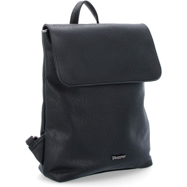 Mestský batoh zo syntetickej kože Tangerin čierna 8009 C 64019648