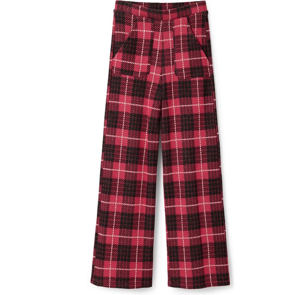 Desigual Nohavice DENIS červená / čierna / biela 56125088