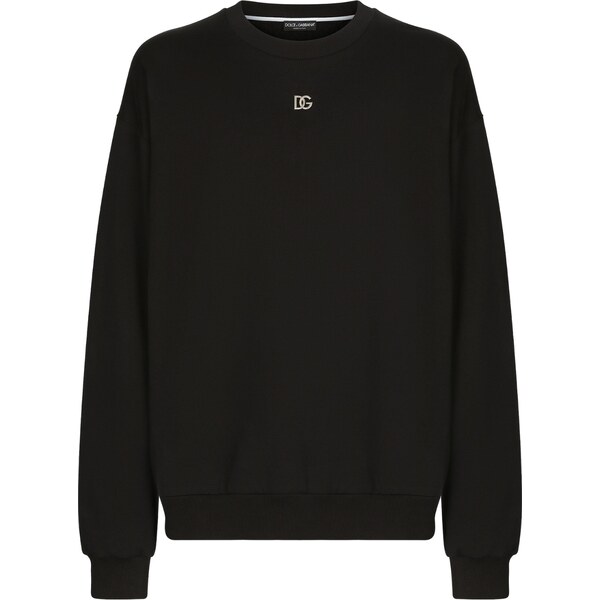 DOLCE & GABBANA Logo Black mikina 48311238