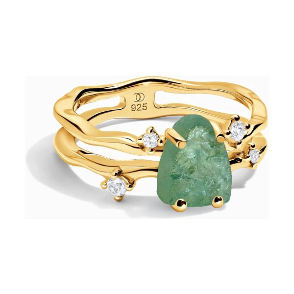 Royal Exklusive Royal Fashion prsteň Pozitíva 18k zlato Vermeil s 57570448