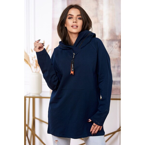 Fashionweek Mikina s kapucňou Oversized bavlnená K0160 50736831