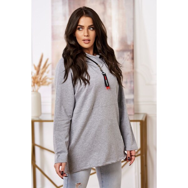 Fashionweek Mikina s kapucňou Oversized bavlnená K0160 50736829