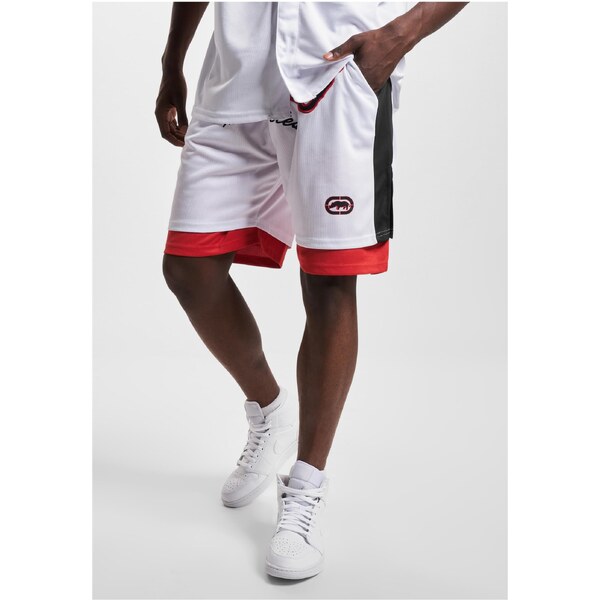 Společnost Ecko Unltd. BBALL shorts white/red 50669783