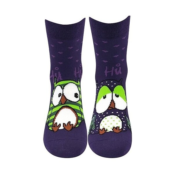 PRUHANA vzorované ponožky Boma - mix 12 Čučoriedková 35-38 1 pár 48359091