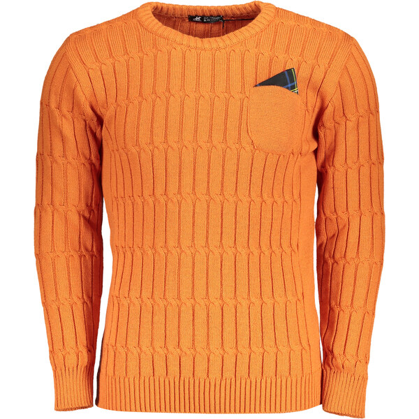 U.S. GRAND POLO Pánsky oranžový sveter US Grand Polo 64707329