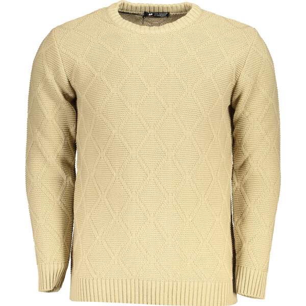 U.S. GRAND POLO Pánsky béžový sveter US Grand Polo 64708818