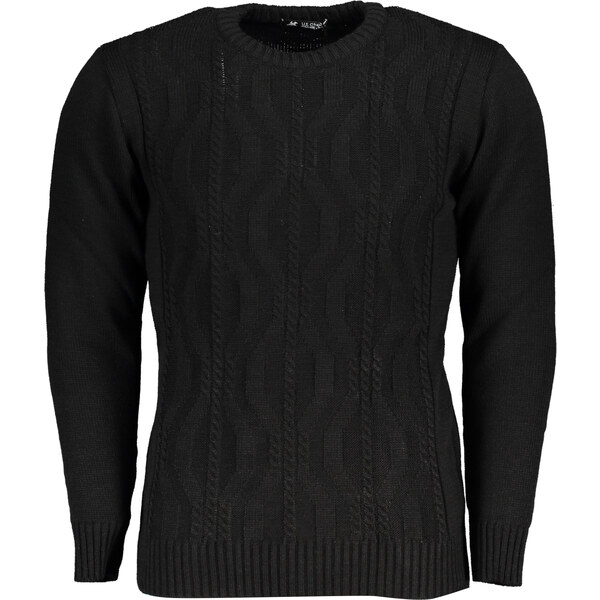 U.S. GRAND POLO Pánsky čierny sveter US Grand Polo 64705062
