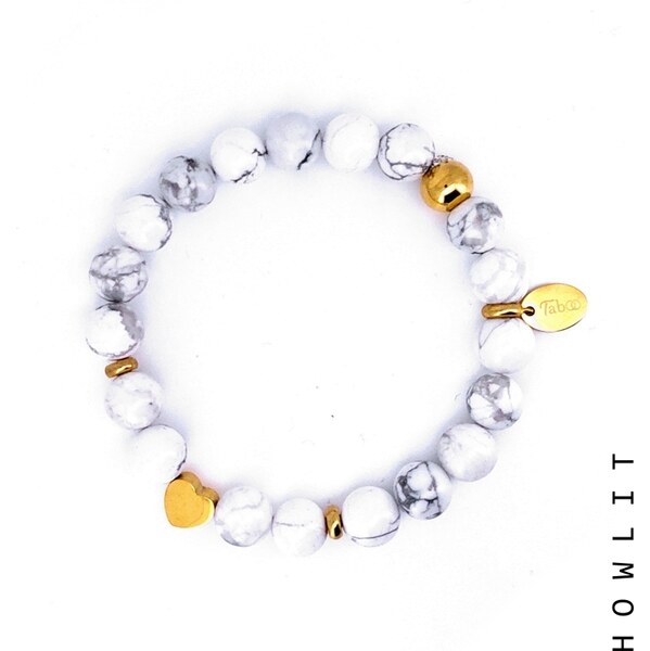 Taboo náramok Symbol so srdiečkom, howlit tbs802 48382531