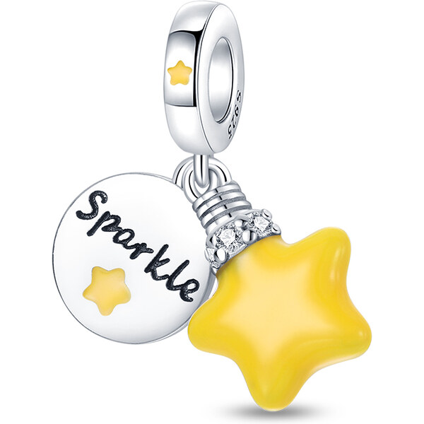 Royal Fashion strieborný prívesok Luminiscenčná hviezda 50036845