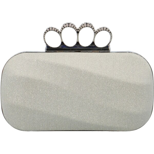 Dámska listová kabelka strieborná - Michelle Moon Pawanna strieborná 58176922