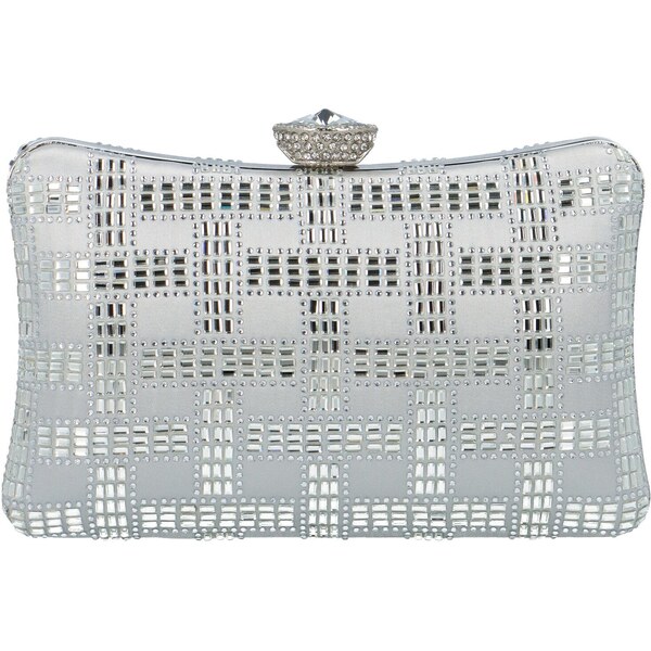 Dámska listová kabelka strieborná - Michelle Moon Klatsia strieborná 57978691